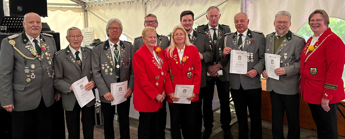 Die geehrten Mitglieder 2025